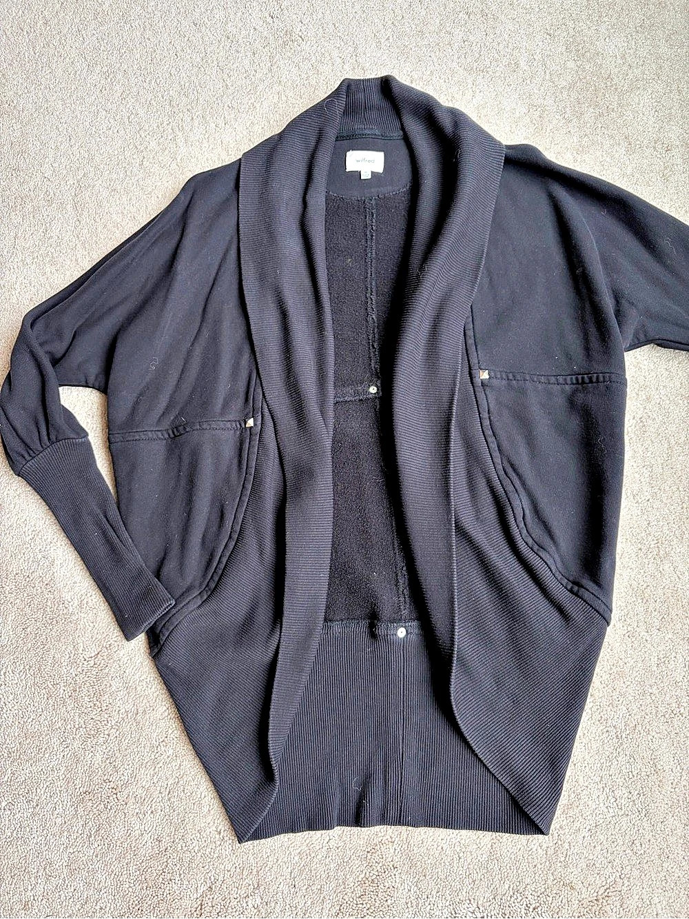Aritzia Diderot Black Cardigan Size XS